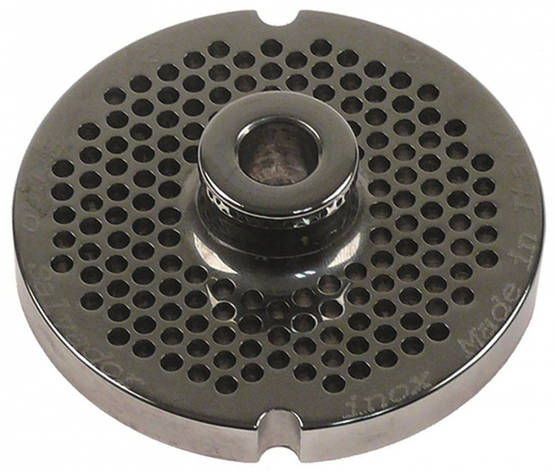 Решітка 3 мм мод.12 (Enterprise) з центр. втулкою для м'ясорубки Sirman, Fimar, Fama, Apach, Everest, Mainca, фото 1