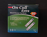 Глюкометр On call extra Він колл екстра макс. комплектація з 50 смужками Срок Партия до 10.2026, фото 3