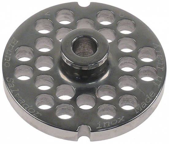 Решітка 8 мм мод.12 (Enterprise) з центр. втулкою для м'ясорубки Sirman, Fimar, Fama, Apach, Everest, Mainca, фото 1