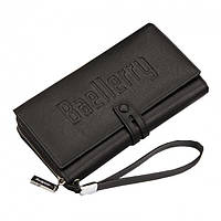 Чоловіче портмоне Baellerry Guero S1393 чорний місткий гаманець