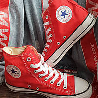 Кеди All Star Chuck Taylor (Red Hi) червоні високі