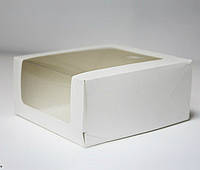 Коробка для торта 30х30х15 см. (прозора кришка)