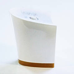 Жіночий Каблук пластиковий 605 белий р. 1,3 h-5.0 , 5.4 див.