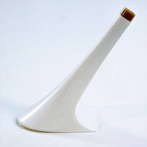 Жіночий Каблук пластиковий 1080 білий р. 1,3 h-9,5 , 10,5 див., фото 2