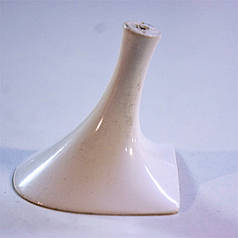 Жіночий Каблук пластиковий 5525 білий р. 1-3 h-5,5-6,0 див.