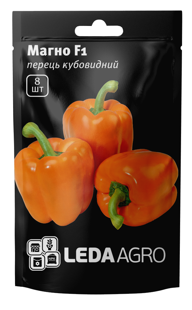 ТМ LEDAAGRO Перець Магно F1 8шт