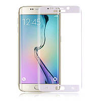Захисне скло LUX EDGE для Samsung Galaxy S7 Edge (G935) із закругленими краями білий 0,3 мм в упаковці