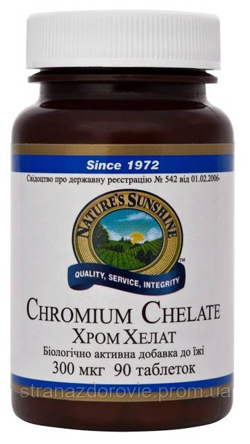 Хром Хелат НСП Chromium Chelate NSP - 90 таб - NSP, США