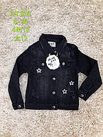 Джинсовая куртка-пиджак для девочек S&D 6-16 лет