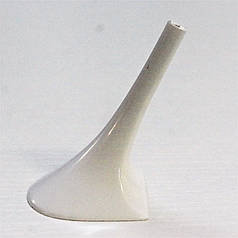 Жіночий Каблук пластиковий 9018 білий шевос р. 1-3 h-9,0-9,8 див.