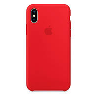 Силіконовий чохол Apple Silicone Case Red для iPhone X