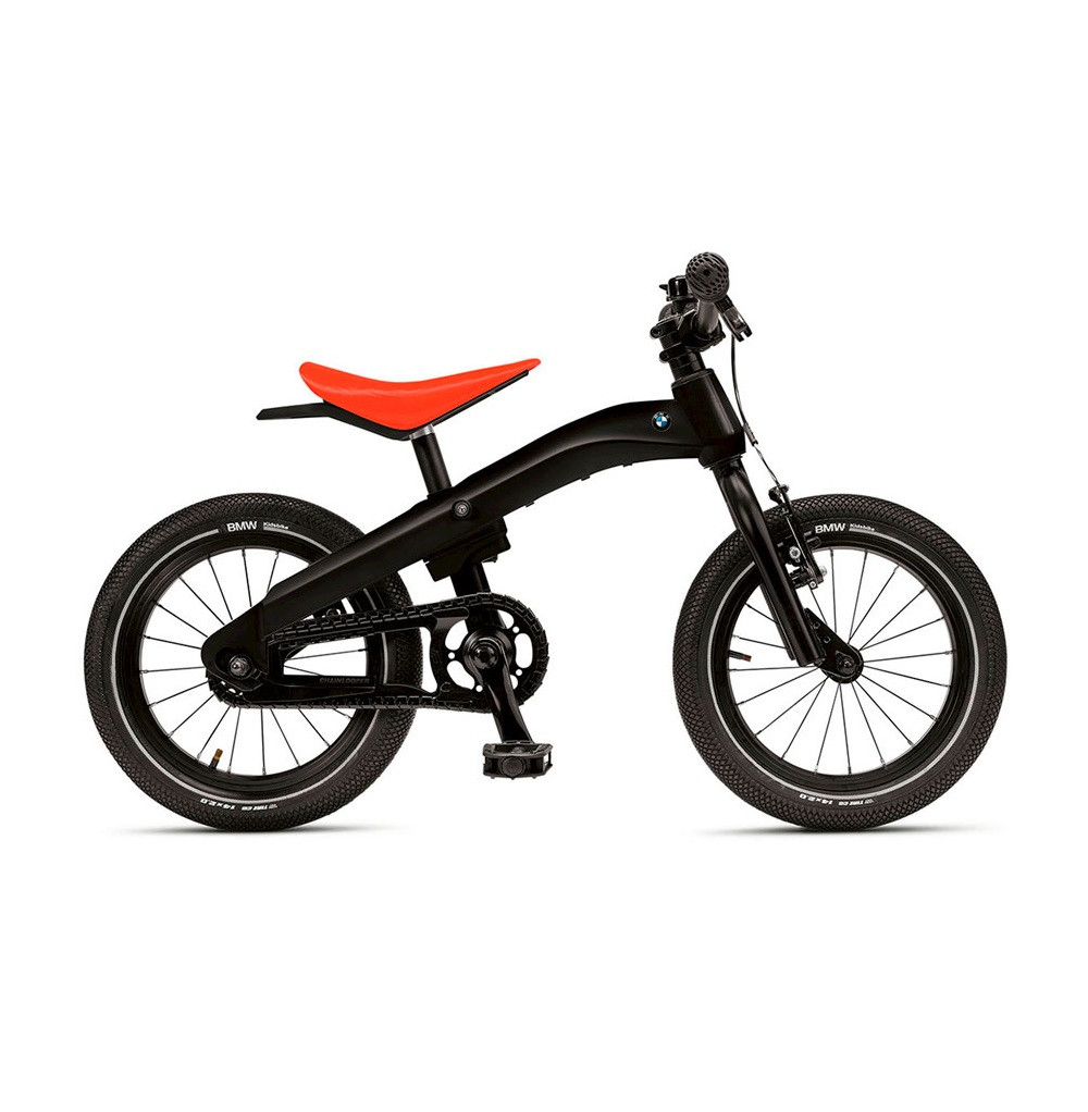 Оригінальний дитячий велосипед-беговел BMW Kidsbike, Black / Orange, артикул 80912451007