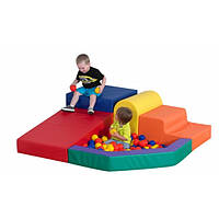 М'який ігровий комплекс Блок-7 без кульок кожзам Різнобарвний (Тіа-sport ТМ)