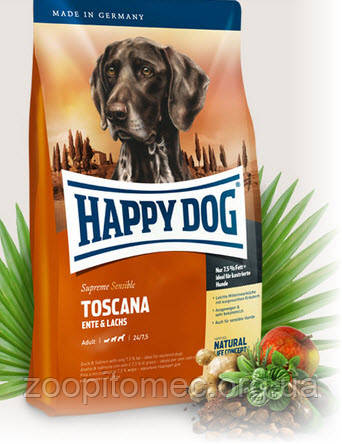 Корм для собак Happy Dog (Хеппі Дог) Toscana Sensible при низькій потреби енергії, 12,5 кг
