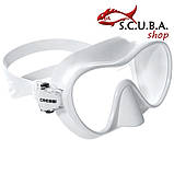 Маска для дайвінгу Cressi F1 Frameless White, фото 3