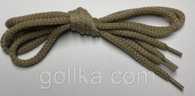 Шнурки круглі прості бежеві