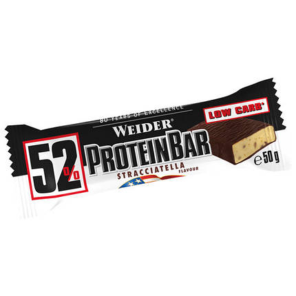Протеїновий батончик Weider 52 % Protein Bar 50 g, фото 1