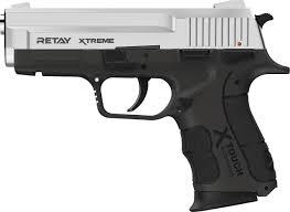 Пістолет стартовий Retay Xtreme. Колір - nickel T570600N