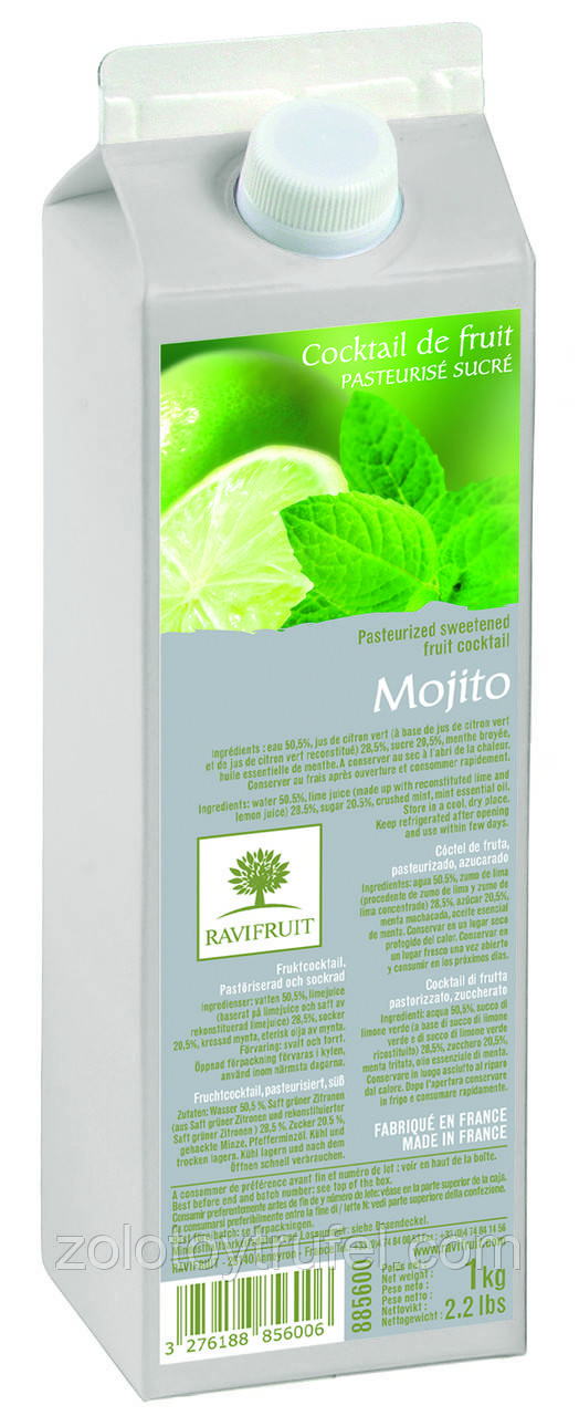 Пюре Mojito (М'ята і Лайм), RAVIFRUIT