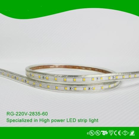 Dilux - Светодиодная лента SMD 2835 60шт/м IP67 220В белая - фото 2 - id-p107665933