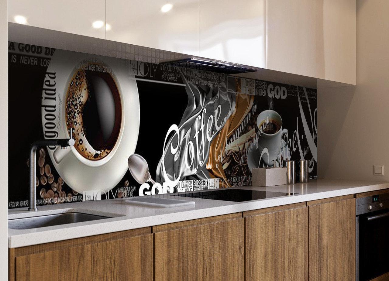 Кухонний фартух Coffee a good idea (фотодрук кави кавова тематика чашка самоклеюча плівка) 600*2000 мм