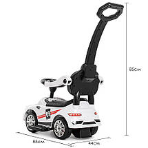 Толокар Bambi (M 4074L-1) Білий, MP3, Mercedes AMG, фото 4