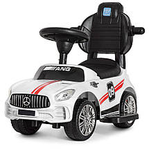 Толокар Bambi (M 4074L-1) Білий, MP3, Mercedes AMG, фото 5