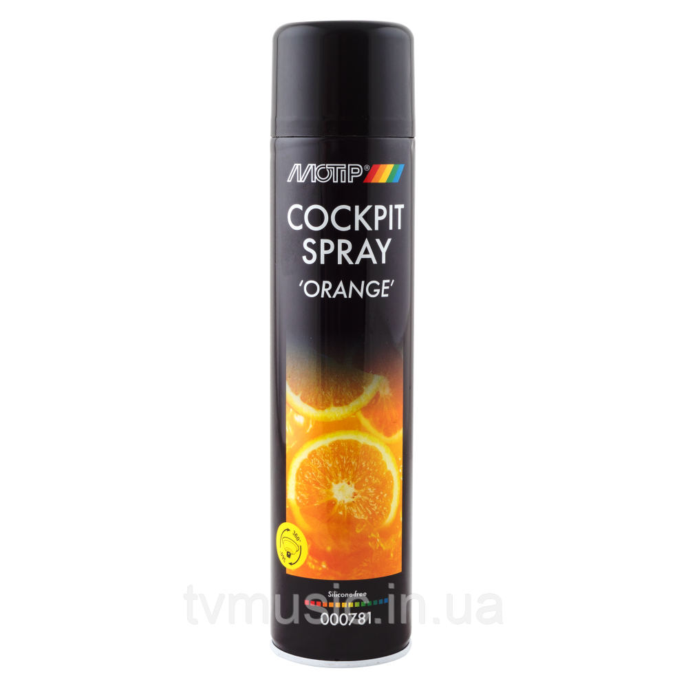 Поліроль для пластику Motip Cockpit Spray Апельсин 600 мл