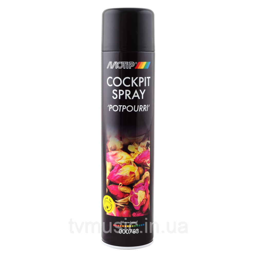 Поліроль для пластику Motip Cockpit Spray Попуррі 600 мл