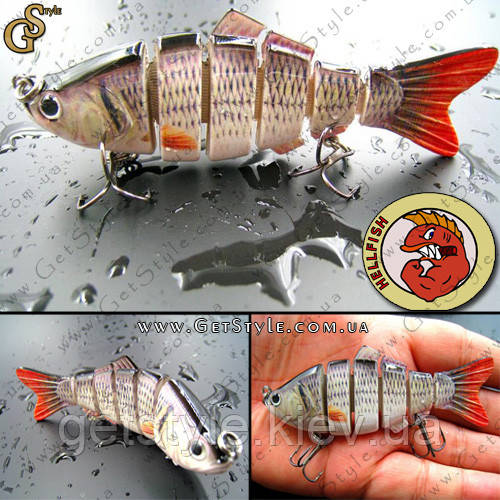 Приманка Плотва - "Swimbait Lure" - 6 сегментів