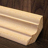 Плінтус сосновий 35х35 «класика» (І-й сорт), фото 2