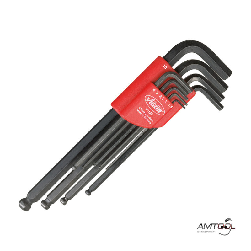 Набір Г-подібних ключів — Vigor V1139, фото 1