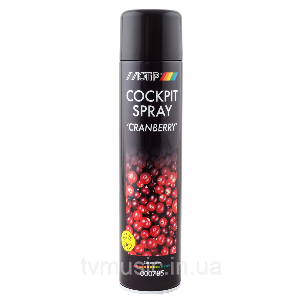 Поліроль для пластику Motip Cockpit Spray Журавлина 600 мл