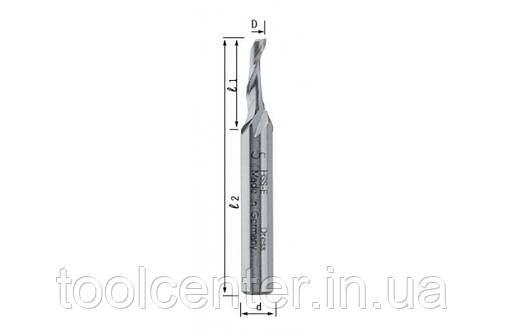 Одноперьові фрези 3х12х60х8 HSS-E Dress, фото 2