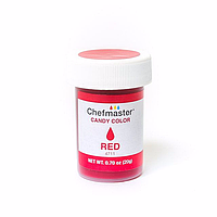 Краситель для шоколада Chefmaster Красный Red, 20 г