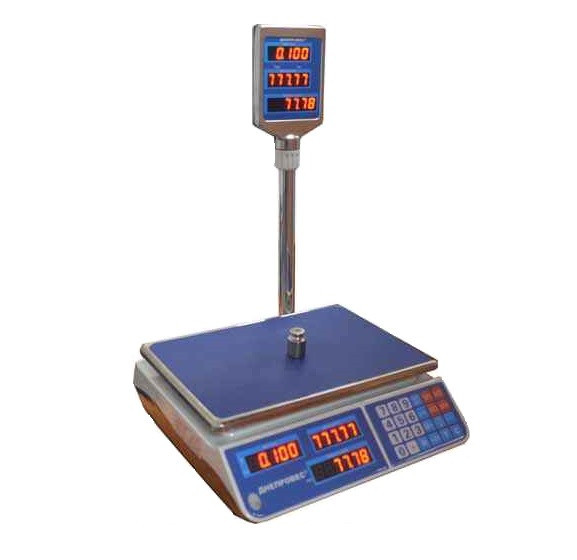 Ваги настільні торгові до 15 кг ВТД-15ЕЛ, фото 1