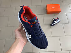 Чоловічі кросівки Nike Air Zoom Pegasus Shield Blue/Red сині з червоним хіт 2019, фото 3