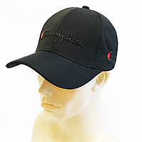 Бейсболка чоловіча "Champion" (чорна)