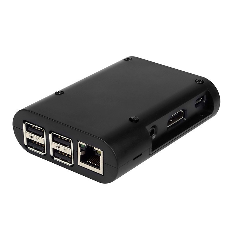 Корпус для Raspberry Pi B+ 2 B 2B 3 B 3B чорний (003064)