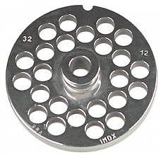 Решітка 12 мм ковбасна з центр. втулкою для м'ясорубки мод.32 (D100/d13.5мм) система Enterprise