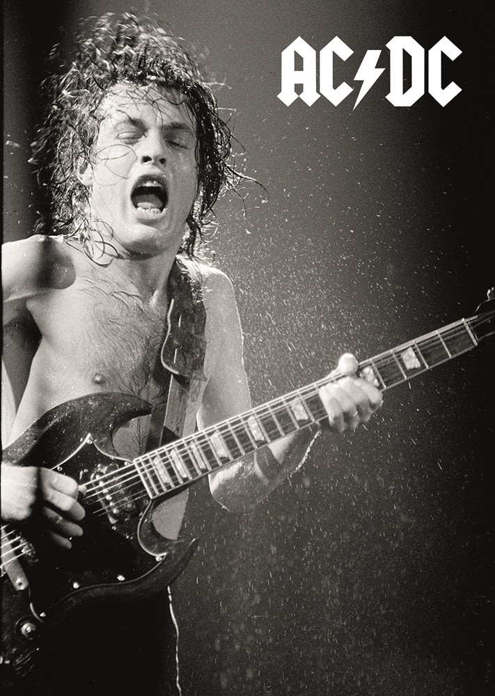 Плакат AC/DC (Angus Young)