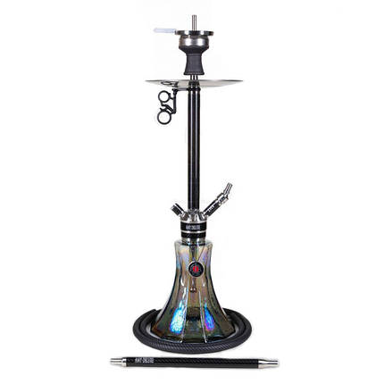 Кальян AMY Deluxe SS 22.01 R Carbonica Pride висота 80 см на 1 персону чорний/чорний, фото 1
