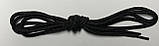 Шнурки прості круглі чорні 150см (Товщина 4 мм), фото 2