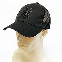 Бейсболка чоловіча із сіткою "NY" (чорна)