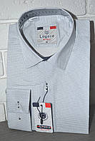 Детская белая с узором и вставками рубашка LAGARD (размеры 6,8,10,12,14,18)