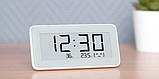 Метеостанція (термогігрометр + годинник) Xiaomi Mijia Digital Hygrometer Clock E-ink LYWSD02MMC, фото 5