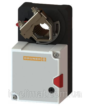 227-024-05 GRUNER електропривод 5 Нм, для повітряної заслінки 1,0 м2