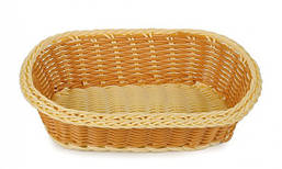 Плетений кошик для хліба овальна 250*170 мм