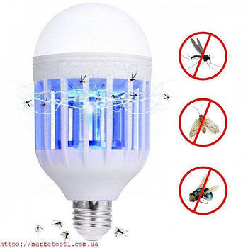 Світлодіодна антимоскітна лампа від комарів ультрафіолетова потужна Zapp Light Led Lamp ОПТ
