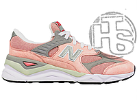 Женские кроссовки New Balance X-90 Pink Grey White MSX90RMN